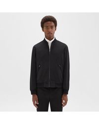 Theory - Tailored Bomber Jacket In Foundation Twill - Lyst