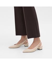 Theory - Slingback Pump In Leather - Lyst