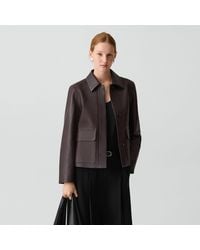 Theory - Boxy Patch Pocket Jacket - Lyst