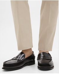 Theory - City Loafer In Leather - Lyst