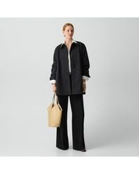 Theory - A-Line Trench Coat - Lyst