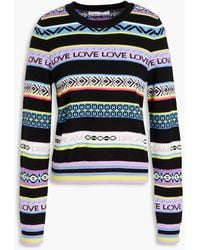 Chinti & Parker - Intarsia Wool And Cashmere-blend Sweater - Lyst