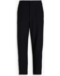 BITE STUDIOS - Cropped Crepe Straight-leg Pants - Lyst