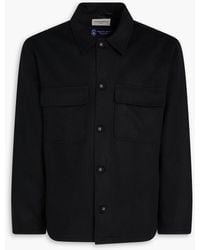 Officine Generale - Haby Wool And Cashmere-Blend Felt Overshirt - Lyst