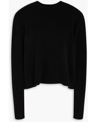 Theory - Cropped Cashmere Sweater - Lyst