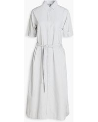 DL1961 - Fire Island Striped Cotton Midi Shirt Dress - Lyst