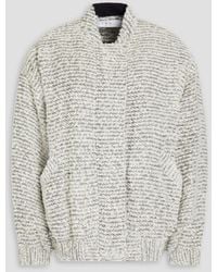 IRO - Jacke aus bouclé-tweed aus einer baumwoll-, woll-mohairmischung - Lyst