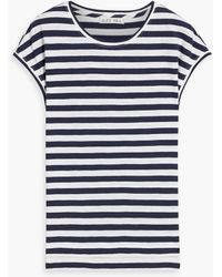 Alex Mill - Striped Slub Cotton-jersey T-shirt - Lyst