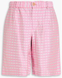 Jacquemus - Gelati Gingham Twill Shorts - Lyst