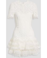 chinese dress ladies Core Joy Guipure Lace Mini Dress - Black main image 0