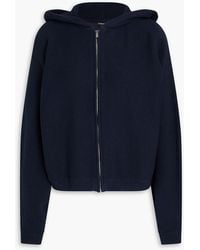 Theory - Cotton-blend Hooded Cardigan - Lyst