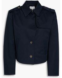 FRAME - Cotton-Blend Twill Jacket - Lyst