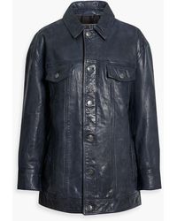 Walter Baker - Sutton Crinkled-leather Jacket - Lyst