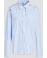 Stateside - Striped Cotton-poplin Shirt - Lyst