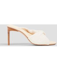 Jacquemus - Knotted Cotton-blend Sandals - Lyst