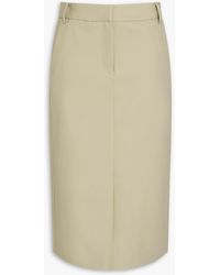 Tibi - Cotton-twill Midi Skirt - Lyst