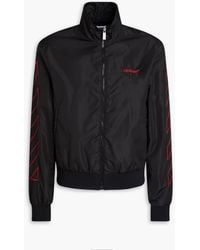 Off-White c/o Virgil Abloh - Embroidered Shell Bomber Jacket - Lyst