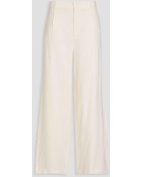Solid & Striped - Renata Linen-blend Wide-leg Pants - Lyst