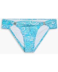 Melissa Odabash - Grenada bedrucktes bikini-höschen - Lyst