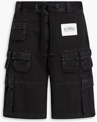 Dolce & Gabbana - Appliquéd Cotton-gabardine Cargo Shorts - Lyst