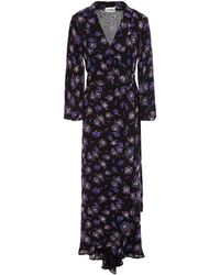 ganni floral maxi dress