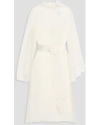 Max Mara - Kleid aus seidenkrepon - Lyst
