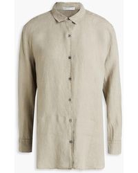 James Perse - Linen Shirt - Lyst