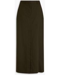 Theory - Stretch-cotton Twill Maxi Skirt - Lyst