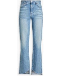 Veronica Beard - Dylan High-rise Straight-leg Jeans - Lyst