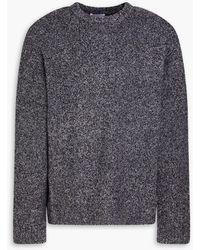 John Elliott - Bouclé-knit Merino Wool-blend Sweater - Lyst