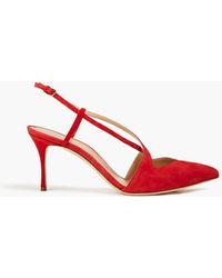 Sergio Rossi - Slingback-pumps aus veloursleder - Lyst