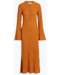 Loulou Studio - Elia Ribbed Wool And Cashmere-blend Maxi Dress - Lyst