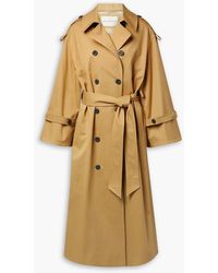 By Malene Birger - Alanis doppelreihiger oversized-trenchcoat aus twill aus einer biobaumwollmischung - Lyst