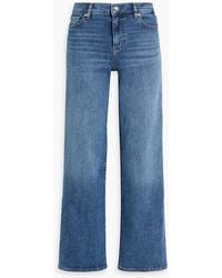 FRAME - Le Slim Palazzo High-rise Wide-leg Jeans - Lyst