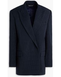 David Koma - Bead-embellished Twill Blazer - Lyst