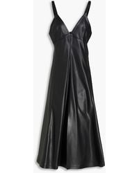 Stella McCartney - Pleated Midi Dress - Lyst