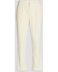 Officine Generale - Drew Stretch Cotton And Modal-blend Corduroy Pants - Lyst