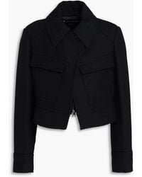 JOSEPH - Cranbrook cropped jacke aus twill aus einer wollmischung - Lyst