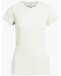 Vince - Pima Cotton And Modal-blend Jersey T-shirt - Lyst