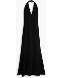 Max Mara - Uranio neckholder-robe aus cady - Lyst