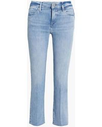 FRAME - Le High Straight High-rise Straight-leg Jeans - Lyst