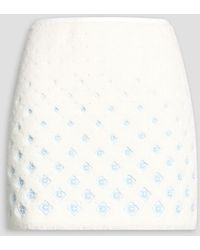 CASABLANCA - Fleece Mini Skirt - Lyst