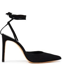 IRO Kena Suede Court Shoes - Black