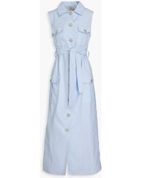 Giuliva Heritage - Mary Angel Cotton-piqué Midi Shirt Dress - Lyst