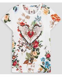 Camilla - Printed Cotton-jersey T-shirt - Lyst