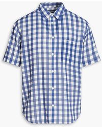 Jacquemus - Melo Checked Crepe Shirt - Lyst
