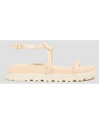 Alexandre Birman - Vicky Knotted Leather Sandals - Lyst