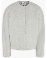 Vince - Wool-Blend Felt Jacket - Lyst