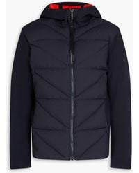 Fusalp - Robson ii daunenjacke aus gestepptem shell und scuba mit kapuze - Lyst