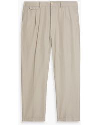 Alex Mill - Pleated Cotton And Linen-blend Pants - Lyst